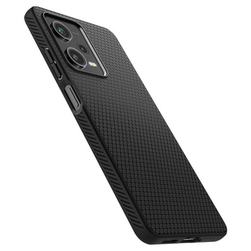 Etui Spigen Liquid Air für Xiaomi Redmi Note 12 Pro 5G / Poco X5 Pro 5G Mattschwarz