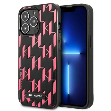 Etui Karl Lagerfeld KLHCP13XMNMP1P für iPhone 13 Pro Max 6,7" Hardcase Monogram Plaque