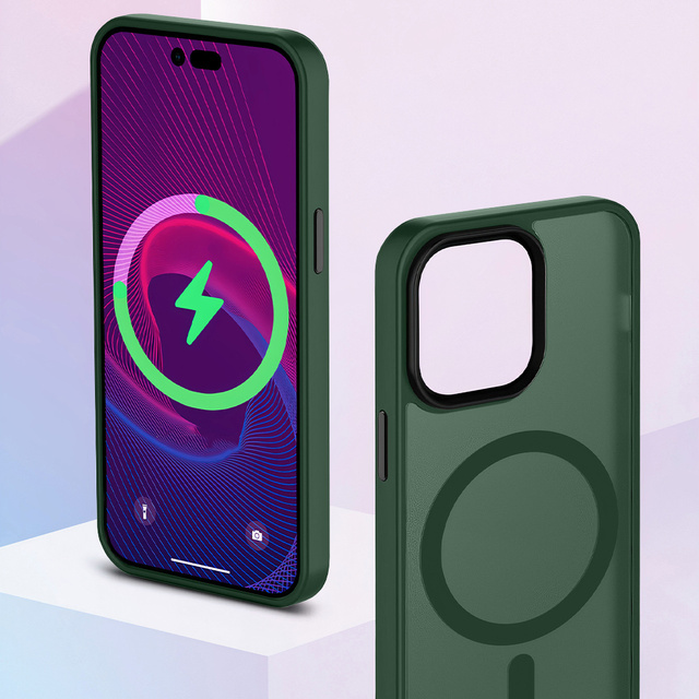 Etui ochronne na telefon MagMat Case do MagSafe do Apple iPhone 13 Mini Matte Green