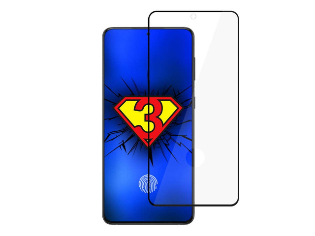 Szkło 3mk HardGlass Max Finger Print do Samsung Galaxy S21 Plus Black