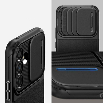 Spigen Optik Armor Schutzhülle für Samsung Galaxy A54 5G, schwarzes Glas