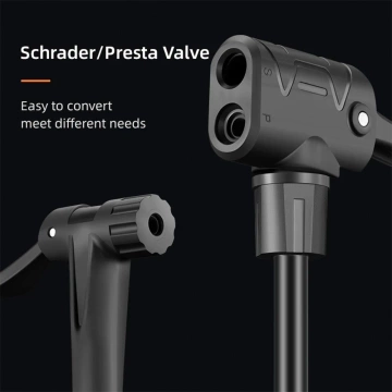 Rockbros 42510001001 Standfahrradpumpe – Schwarz