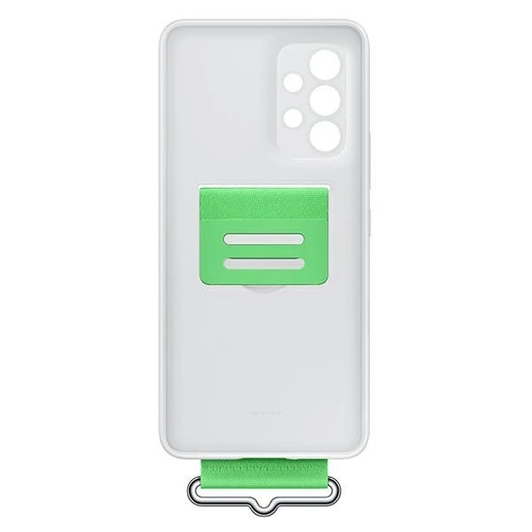 Etui Samsung EF-GA536TW do Samsung Galaxy A53 5G A536 biały/white Silicone Cover Strap
