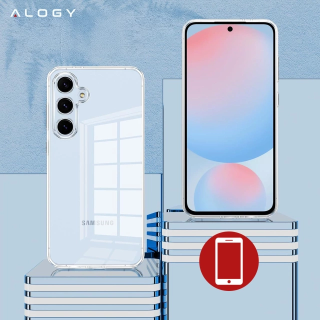 Etui do Samsung Galaxy S24 FE obudowa ochronna na telefon Alogy HybridShield™️ Case Przezroczyste