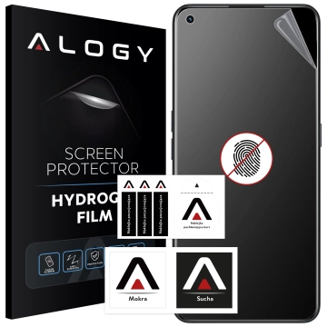 Folia "MATOWA" do Realme GT 2 / GT Neo 2 Hydrożelowa Alogy HydroSkin Matte Pro™ na ekran do etui "BEZ ODCISKU PALCÓW"