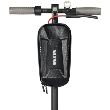 Etui na hulajnogę WILDMAN ES8X Plus 3L Sakwa na kierownicę Czarna PC