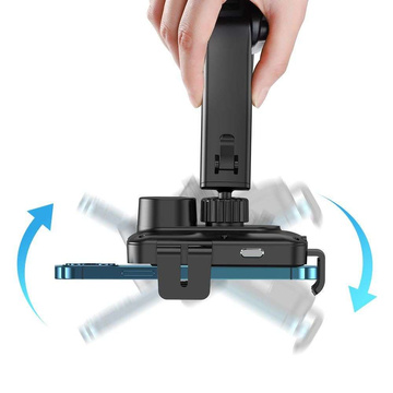 Joyroom JR-ZS219 Autohalterung mit 15 W Qi-Ladegerät für schwarzes Telefon