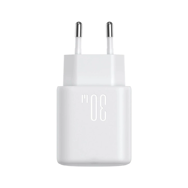 Ładowarka Joyroom Sieciowa USB-C PD 30W QC SFC - Biała + Kabel USB-C 1m