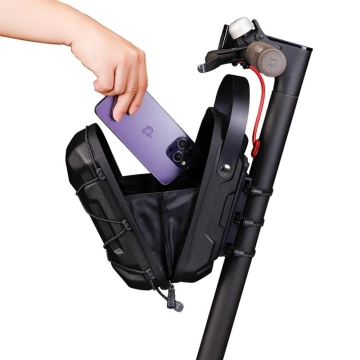 WILDMAN GD6X Plus 3L Scooter Case Rahmentasche Schwarz PU EVA