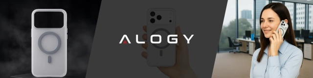 Etui do Apple iPhone 17 Pro – matowa obudowa do MagSafe z ochroną obiektywu, smukłe i odporne na zarysowania, idealne dopasowanie – Alogy Skinny MatteCase™ Białe + 2x Szkło Hartowane