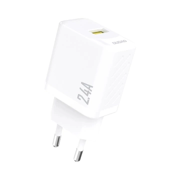 Dudao A23 2,4A USB-A Wandladegerät | Schnellladen | Weiß