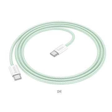 HOCO Kabel Typ-C auf Typ-C X104 1m Grün PD 60W QC 3.0 Schnellladung
