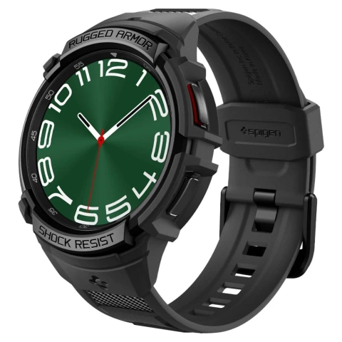 Etui Spigen Rugged Armor ”Pro” do Samsung Galaxy Watch 6 Classic (47 mm) black