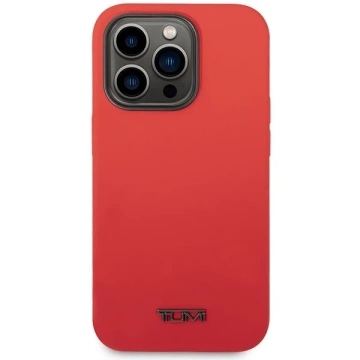 Tumi Liquid Silicone Hardcase für iPhone 14 Pro Max rot/rot