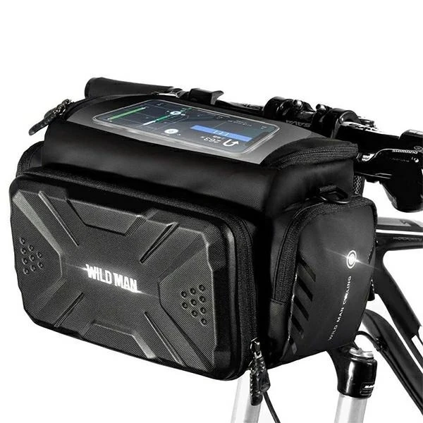 Wildman 3L GS6 Fahrrad-Lenkertasche wasserdicht für Smartphone