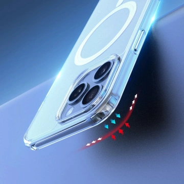Etui MagSafe do iPhone 16 Pro Dux Ducis Clin Mag Przezroczyste
