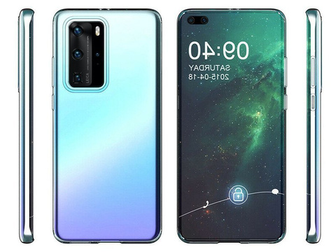 Alogy Silikonhülle Hülle für Huawei P40 Pro transparent
