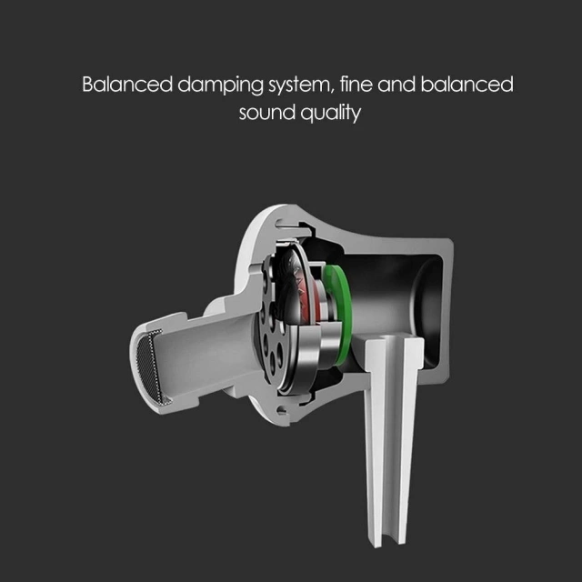 XIAOMI oryginalne słuchawki przewodowe Typ C z mikrofonem czarne Douszne