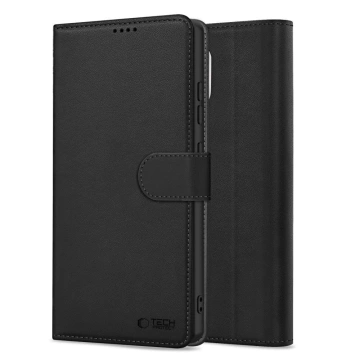 Etui do iPhone 16e Tech-Protect Wallet Matte Black