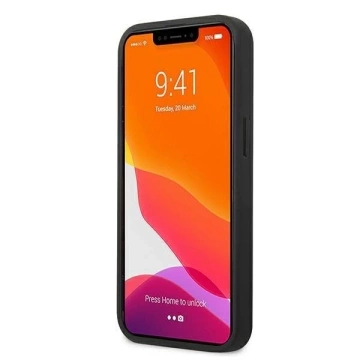 Karl Lagerfeld KLHCP13SPKMP iPhone 13 mini 5,4" różowy/pink Hardcase Leder Ikonik Karl`s Head Metal