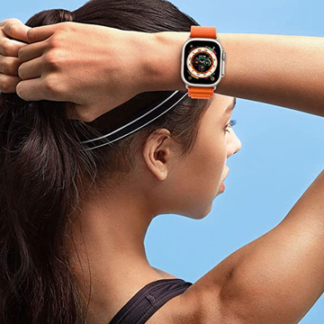 Alogy Sportarmband für Apple Watch 4/5/6/7/8/SE/Ultra (42/44/45/49 mm) Orange