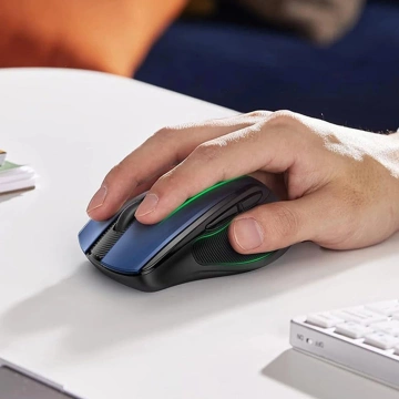 UGREEN MYSZ BEZPRZEWODOWA OPTYCZNA MU006 NIEBIESKA 2.4GHz BT