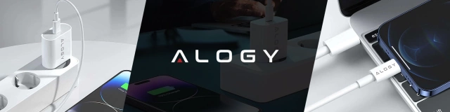 Ładowarka sieciowa Alogy szybka USB-C PD 20W + Kabel 1m przewód Lightning do iPhone Biały