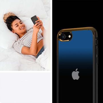 Etui Obudowa Hülle Spigen Ultra Hybrid für Apple iPhone 7/ 8/ SE 2020/ 2022 Frost Black
