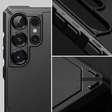 Etui für Samsung Galaxy S25 Ultra Schwarz Ringke Rugged Gear Magnetic MagSafe
