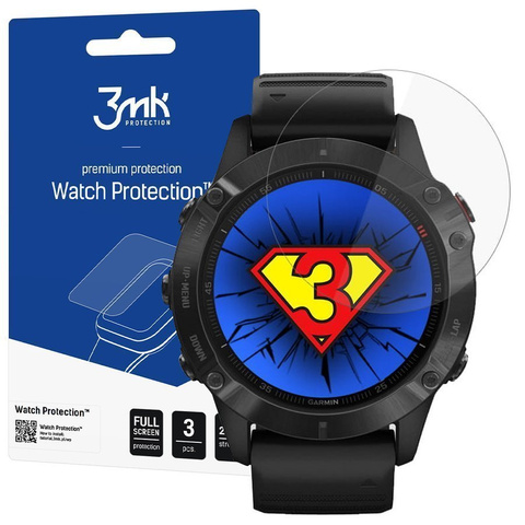 Displayschutzfolie x3 3mk Watch Protection für Garmin Fenix ​​​​6 Pro