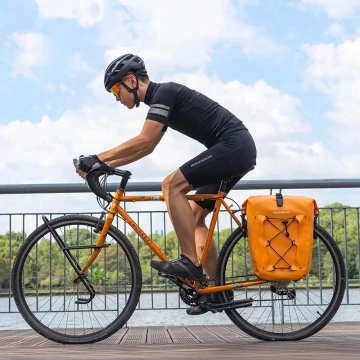 Rockbros 30140022003 Fahrradtasche für Gepäckträger, 32 l, Orange