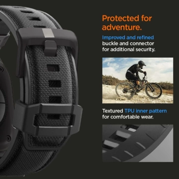 Spigen DuraPro Armor Apple Watch Band 42-49mm - Black Black Edition