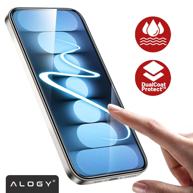 Folia hydrożelowa do Apple iPhone 16 Pro Max – elastyczna ochrona ekranu, samoregeneracja, pełne dopasowanie i wysoka przejrzystość – Alogy Hydrogel Film™