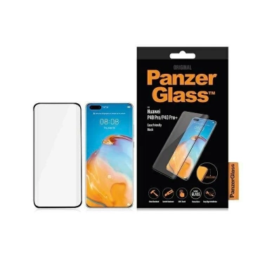 Szkło PanzerGlass Curved Super+ do Huawei P40 Pro /P40 Pro Plus Case Friendly Finger Print czarny/black