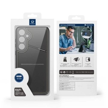 Etui Portfelowe do Samsung Galaxy S25 Dux Ducis Rafi II Czarny
