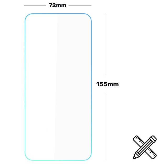 2x Szkło hartowane na ekran + szkło na obiektyw do Samsung Galaxy A55 5G zestaw szkieł ochronnych Clear Set