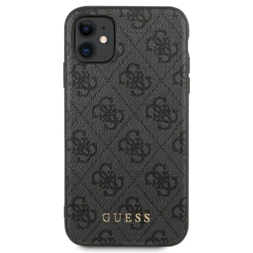 Etui Guess GUHCN61G4GFGR für iPhone 11 6,1" Hartschale 4G Metal Gold Logo