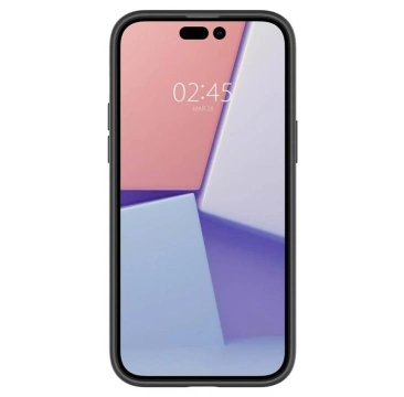 Etui für iPhone 14 Pro Spigen Crystal Hybrid Mattschwarz