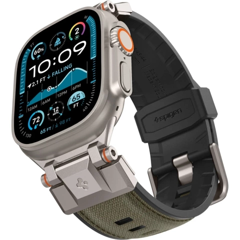 Pasek Spigen DuraPro Armor Military Zielony do Apple Watch (42/44/45/46/49mm)