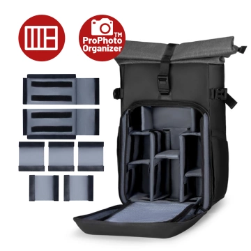 Mark Ryden Kamera- und Ausrüstungsrucksack, wasserdicht, 30 l Fassungsvermögen, stoßfestes EVA-Material, mit Fächern für Zubehör und einen 15,6-Zoll-Laptop (48 × 27 × 19 cm) – Schwarz