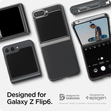 Etui Spigen AirSkin für Samsung Galaxy Z Flip 6 Crystal Clear