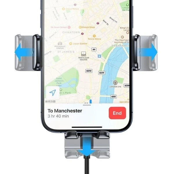 Uchwyt Samochodowy z Ładowarką 15W USAMS CD230 Czarny