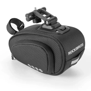 Rockbros C40 Fahrradsatteltasche Schwarz Wasserdicht