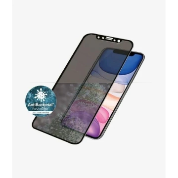 Szkło PanzerGlass E2E Super+ do iPhone XR/11 Case Friendly Privacy czarny/black