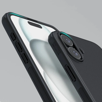 iPhone 16 Hülle Nillkin Shield Pro Magnethülle Schwarz