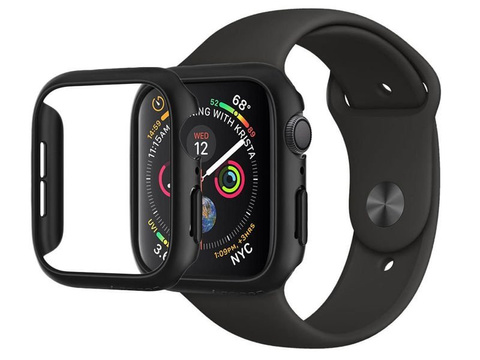 Etui Spigen Thin Fit für Apple Watch Series 4/5/6/SE 44mm Schwarz