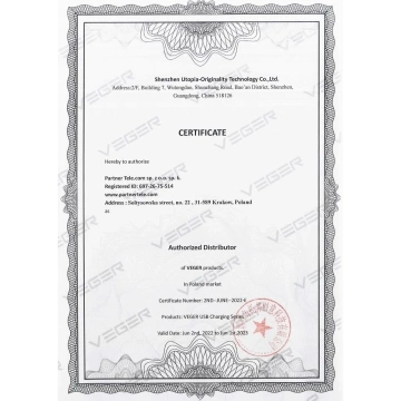 Powerbank Bateria zewnętrzna (POWER BANK) VEGER A10 - 10 000mAh czarny (W1065)