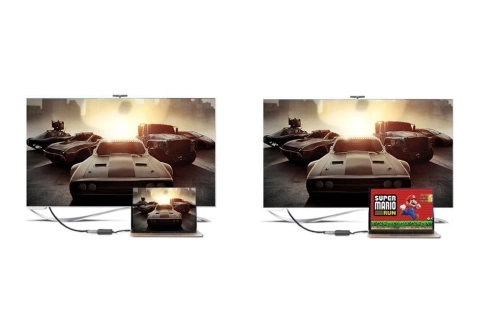 Kabel UGREEN przewód przejściówka adapter jednokierunkowy z HDMI (męski) do VGA (żeński) FHD czarny (MM105 40253)