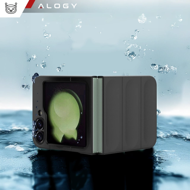 Etui ochronne na telefon MagicShield obudowa plecki case do Samsung Galaxy Z Flip 6 Czarne