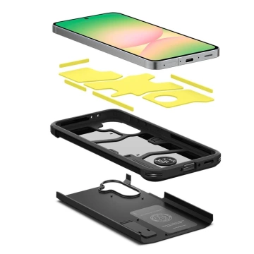 Schutzhülle für Samsung Galaxy A56 5G Spigen Tough Armor schwarz Schwarz
